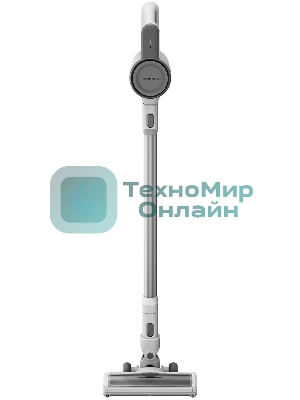 Пылесос вертикальный Grundig VCP 3130 L белый, питание от аккумулятора, 110 Вт, уборка сухая, пылесборник 0.55 л