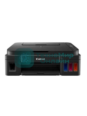 МФУ струйное Canon PIXMA G3416 (2315C052), А4, цветной, печ. 8.8 стр/мин. (ч/б) 5 стр/мин. (цвет), скан. до 3 стр/мин., 4800x1200 dpi (печать) 1200х600 dpi (скан.), USB, Wi-Fi