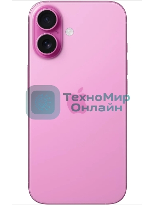 Смартфон Apple iPhone 16, 8/256Gb, розовый