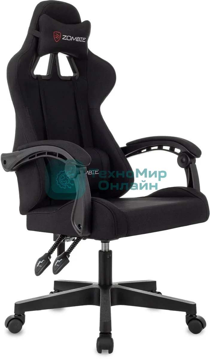 Кресло Zombie Void черный, экокожа, 120 кг, механизм качания