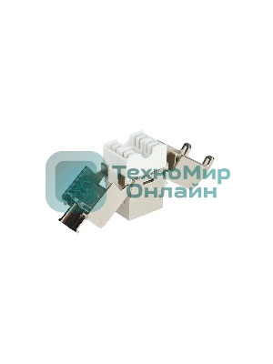 Модуль Keystone Rexant (02-0361), Jack RJ-45(8P8C), FTP экранированный, CAT 6A, тип 180 градусов, самозажимной PRO