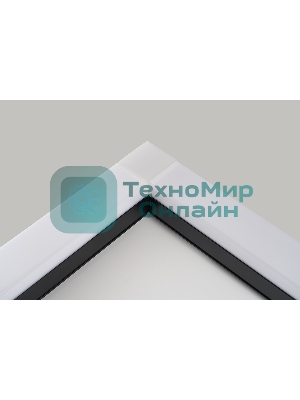 Светильник светодиодный Feron ДПО-36вт 6500К 3200Лм линейный рассеиватель матовый в алюминиевом корпусе черный