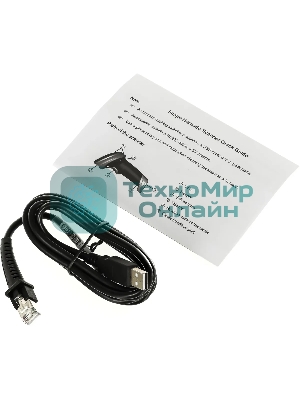 Сканер штрих-кода ручной Mindeo MD6600-SR 2D имидж, проводной, USB, черный