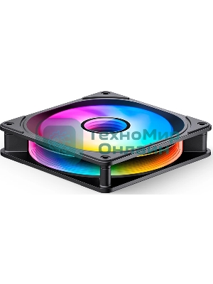 Вентилятор для корпуса JONSBO FR-606BR Reverse (120x120x25мм, 4-pin PWM, ARGb, 35.99CFM, 26.5dBA, 1500RPM, черный)