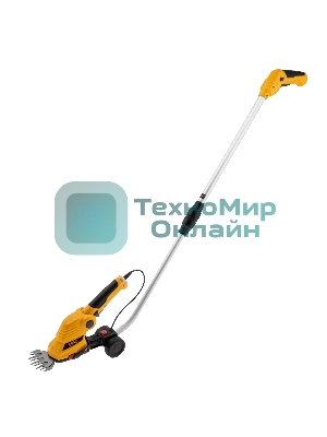 Ножницы-кусторез Denzel G801E с телескопической штангой аккумуляторные с акк. 7,2В Li-Ion 1,5 А·ч