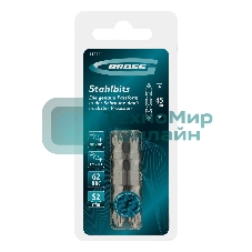 Набор бит двухстор. Gross PH2-PH1х45мм, PZ2-PZ1х45мм, сталь S2, 2 шт.