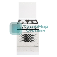 Плита комбинированная Gefest ПГЭ 5302-03 0052 белый, конфорок 4 шт, духовка 55 л, 50 см x 85 см x 58.5 см