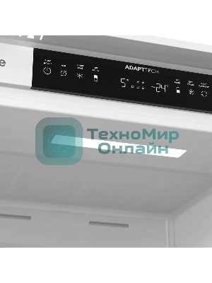 Встраиваемый холодильник Gorenje NRKI517141 белый двухкамерный 175/68 л морозилка снизу, No Frost