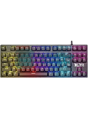 Клавиатура проводная Defender Blitz GK-240L RU, USB, черный