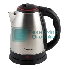 Чайник электрический Матрена MA-001 1.8 л, сталь,цвет крышки красный (005457)