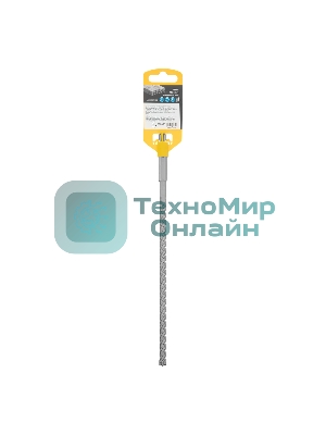 Бур по бетону Denzel цельная крестовая пластина, 8x265 мм, SDS PLUS