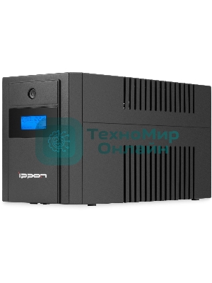 Источник бесперебойного питания Ippon Back Basic 1200 LCD Euro 720Вт 1200ВА черный