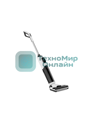 Пылесос вертикальный GARLYN Aqua Base 3 белый/черный, питание от аккумулятора, 170 Вт, уборка сухая/влажная, пылесборник 0.4 л