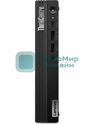 Мини ПК Lenovo ThinkCentre Tiny M70q-5 slim i7 14700T (1.3) 16Gb SSD 512Gb UHDG 770 Win 11Pro GbitEth WiFi BT 135W kb мышь клавиатура черный (12TD0041UM)
