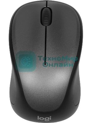 Мышь беспроводная Logitech M235 серый/черный, 1000 dpi, радиоканал, USB, кнопки - 3