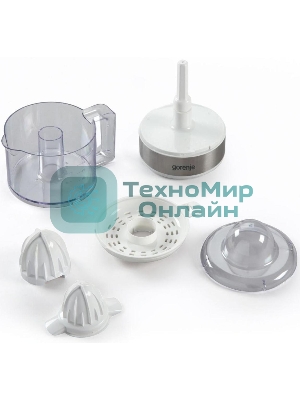 Соковыжималка Gorenje CJ30E белый/серебристый, цитрусовая, 30 Вт, 800 мл, механическое