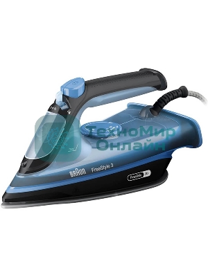 Утюг Braun FI3194BK синий/черный, 2400 Вт, 45 г/мин, 200 г/мин, 270 мл