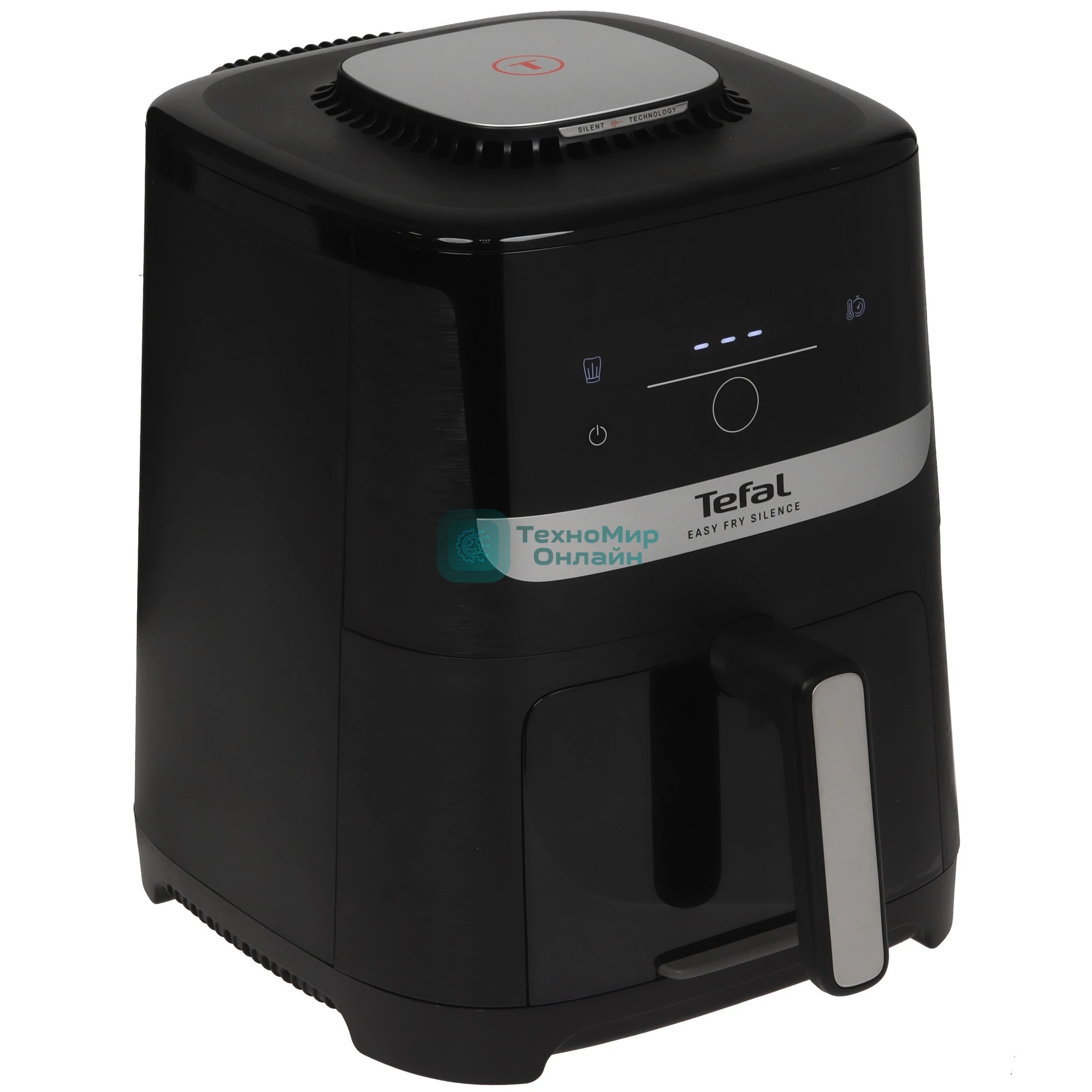 Аэрогриль Tefal EY5568E0 черный, 1670 Вт, 5 л, сенсор, 10 программ