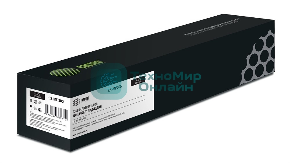Картридж лазерный Cactus CS-MP305 (842142/842347) черный (9000 стр.) для Ricoh MP305