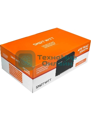 Стабилизатор напряжения Smartwatt AVR Triac 2000TW 2000ВА черный