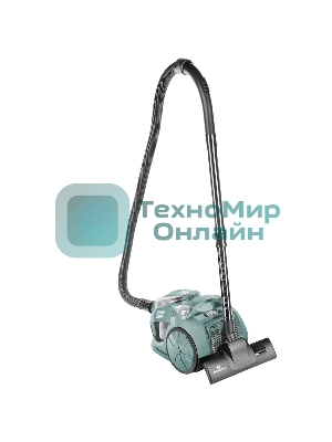 Пылесос Eurostek EVC-3007 изумрудный, 450/2600 Вт, уборка сухая, пылесборник контейнер 2.5 л