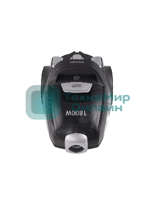 Пылесос Willmark VC-1865CY черно-серый, 380/1800 Вт, уборка сухая, пылесборник контейнер 2 л