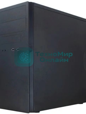 Компьютерный корпус InWin POWERMAN ES725BK USB 3.0 (Mini Tower, mATX, без БП, USBx2 + Audio, черный)