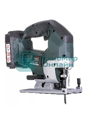 Лобзик электрический профессиональный бесщеточный KLPRO KLDT18B-20 (18В, Li-ion-2шт, 2.0А·ч, патрубок для пылесоса, полотна (дерево/металл, З/У, кейс)