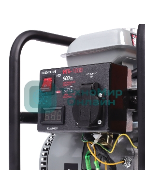 Электрогенератор бензиновый инверторный Победа ИГБ 1000, 0.9 кВт, 72 дБ, 12.3 кг