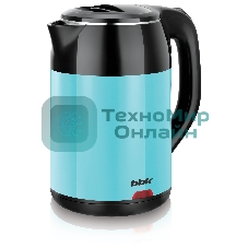 Чайник электрический BBK EK1709P черный/бирюзовый