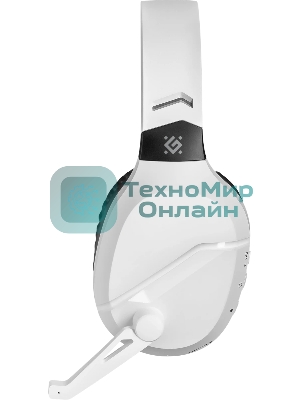 Гарнитура Defender Phantom Pro белый, беспроводная + проводная, Bluetooth, USB / mini jack 3.5 мм