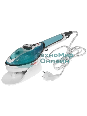 Отпариватель Aresa AR-2304 бирюзовый, 1000 Вт, 25 г/мин, 90 мл