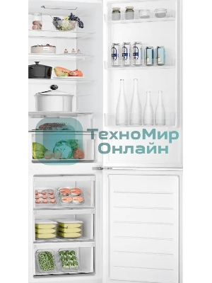 Холодильник Haier CEF538CWG белый двухкамерный 263/105л морозилка снизу, No Frost