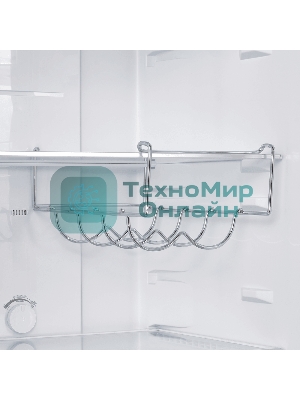 Холодильник Maunfeld MFF186NFRB черный двухкамерный 181/71л морозилка снизу, No Frost