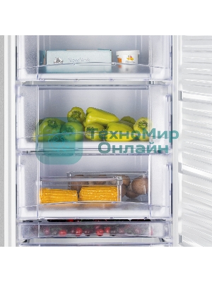 Морозилка Nordfrost DF 268 SAP, серебристый, 256л, 6 ящика