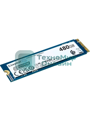 Накопитель SSD Kingston DC2000B, 480Gb, PCIe 4.0 x4, M.2 2280, R/W 7000/800