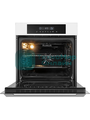 Шкаф духовой электрический Maunfeld AEOD60103W, 60л, дверца с 3 стеклами, белый