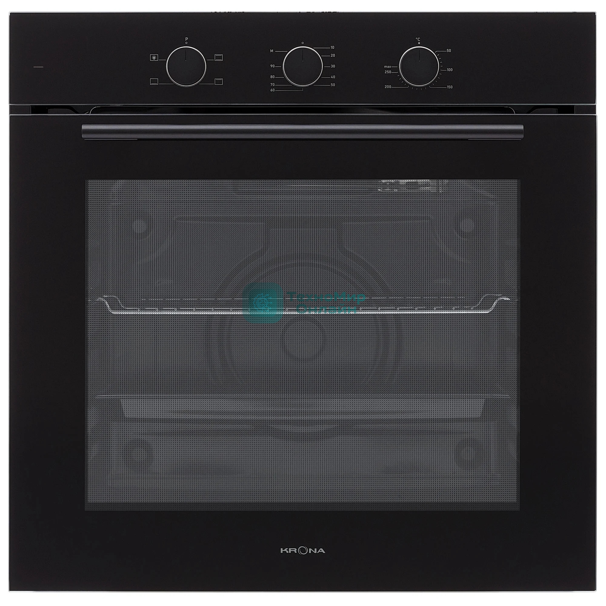 Духовой шкаф электрический Krona ELEMENT 60 BL/BL черный