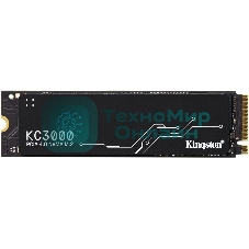 Накопитель SSD Kingston 512Gb M.2 KC3000 SKC3000S/512G (PCI-E 4.0 x4, up to 7000/3900Mbs, 3D TLC, NVMe, 400TbW, Phison E18, 22х80мм, LP heatsink)