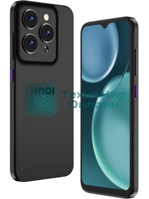 Смартфон INOI Note 15 6+10*/256Gb, Titanium черный