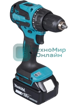 Дрель-шуруповерт Makita DDF490SFJ 12, 18 В, 3 Ач, 50 Нм, бесщеточный