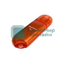 Флешка USB Maxvi P1 orange (FD8GBUSB20C10P1), 8GB, USB 2.0, R/W 15/5, оранжевый