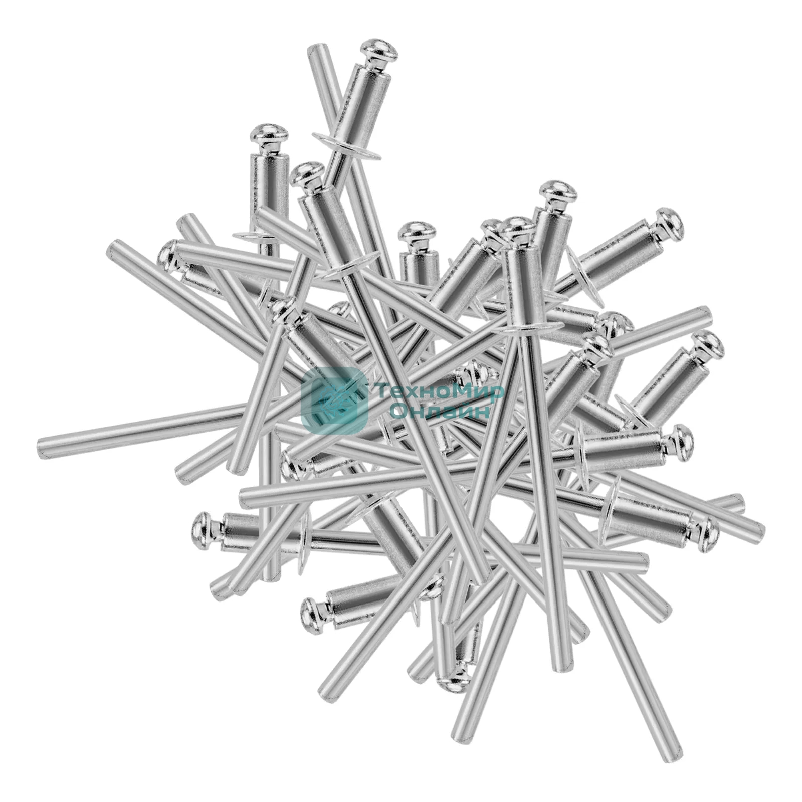 Заклепки алюминиевые Denzel, 1/8