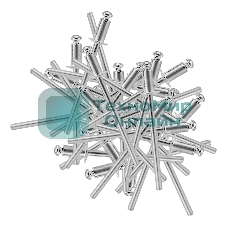 Заклепки алюминиевые Denzel, 1/8