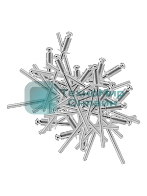 Заклепки алюминиевые Denzel, 1/8