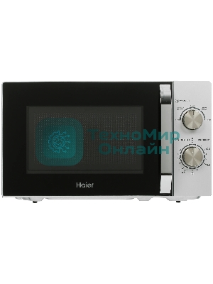 Микроволновая печь Haier HMB-MM208SA серебристый/черный, 20 л, 800 Вт, переключатели - поворотный механизм