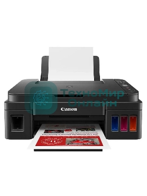 МФУ струйное Canon PIXMA G3416 (2315C052), А4, цветной, печ. 8.8 стр/мин. (ч/б) 5 стр/мин. (цвет), скан. до 3 стр/мин., 4800x1200 dpi (печать) 1200х600 dpi (скан.), USB, Wi-Fi