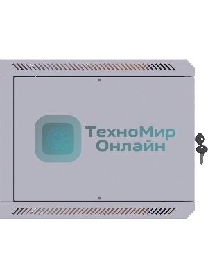 Шкаф коммутационный Suprlan (05-1060) настенный 6U 600x350 мм пер. дв. стекл направл. под закл. гайки 70 кг RAL 7035 285 мм 13.3 кг 360 мм