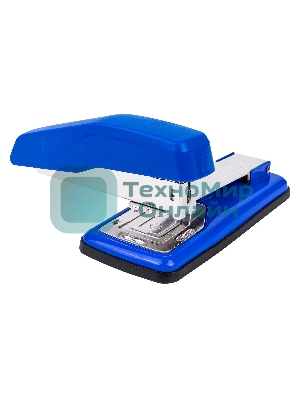 Степлер Deli E0414S/Blue 24/6 26/6 (25 листов) синий, 50 скоб, коробка