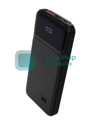 Портативный аккумулятор MORE CHOICE (4620202552761) PB29-10 10000mAh 1USB+2Type-C 3.0A 22.5W+PD20W+QC3.0, черный